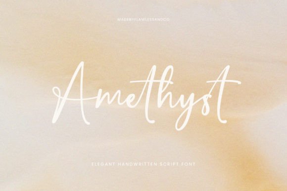 Amethyst: Elevate Your Design with Elegant Script