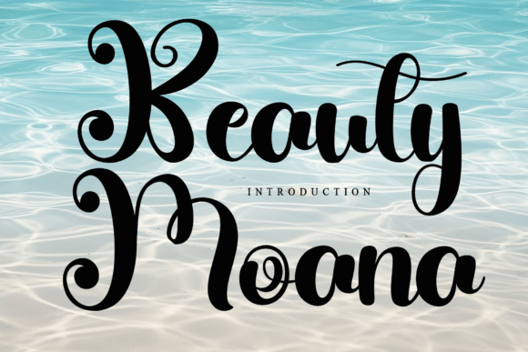 Beauty Moana: Elevate Your Brand with Elegant Typography
