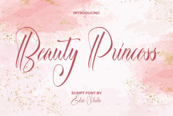 Beauty Princess: The Royal Script for Elegant Designs