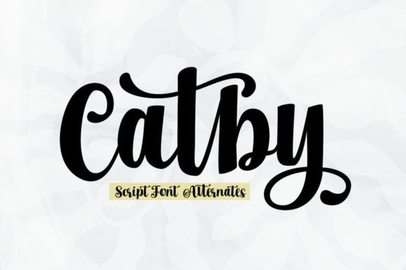 Catby: The Elegant Script for Premium Branding