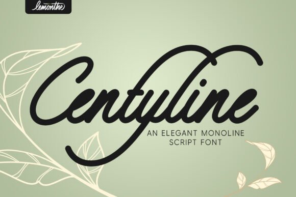 Centyline: The Monoline Script Redefining Modern Elegance
