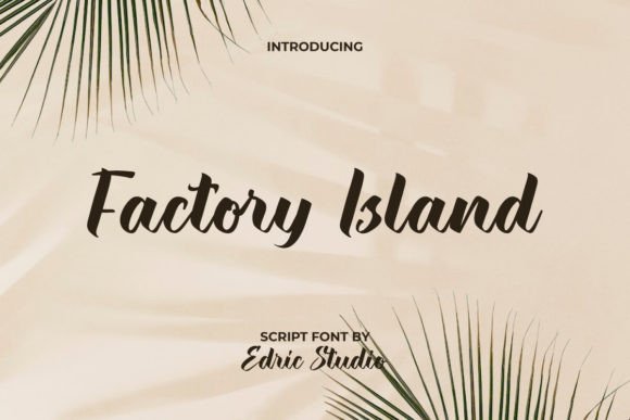 Factory Island: How a Thick Script Display Font is Reshaping Visual Communication for the Modern Creator