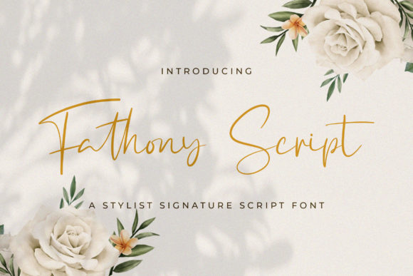 Fathony: Elevate Your Brand with Refined Typography