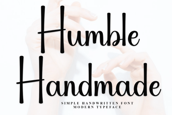 Humble Handmade: A Delicate Script for Elegant Designs