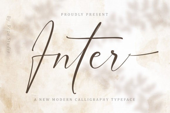 Inter: The Calligraphy Script That Bridges Classic Elegance and Modern Readability