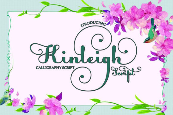 Kinleigh: The Dainty Script for Romantic Designs