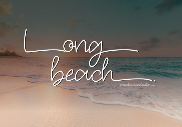 Long Beach: The Perfect Script for Handwritten Elegance