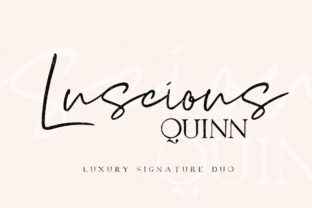 Luscious Quinn Duo: A Balanced Font Pair for Modern Branding