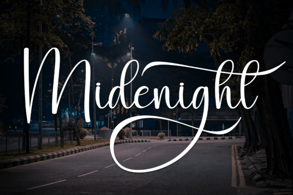 Midenight: Elevating Brand Identity with Modern Calligraphy