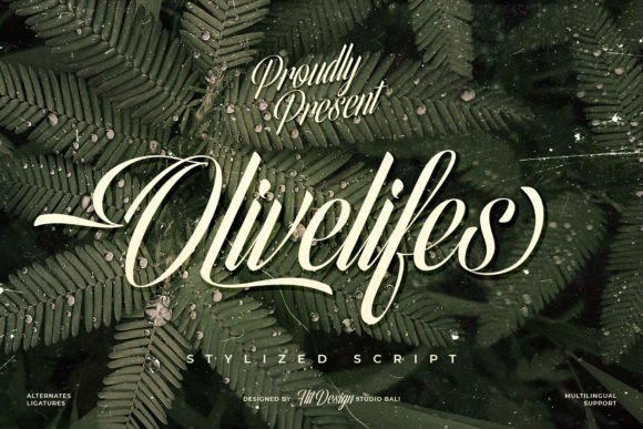 Olivelifes Script Font: Bringing Fierce Energy and Dynamic Motion to Your Designs