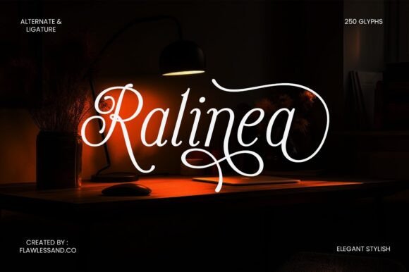 Ralinea: Elevating Design with Graceful Script