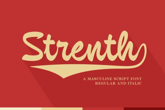 Strenth: The Dynamic Script for Bold Branding