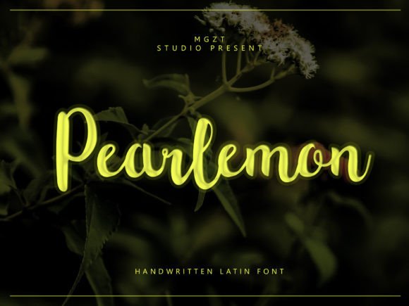 Transform Your Designs with Pearlemon: A Magical Script Font for Every Creative Project