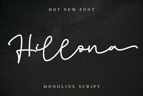 Unlocking Creative Flow with Hillona: A Deep Dive into Monoline Script Design